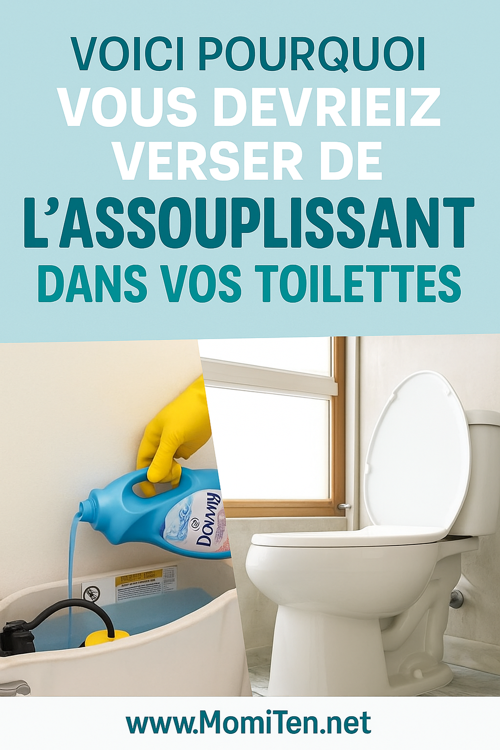 Pourquoi verser de l’assouplissant dans les toilettes ?