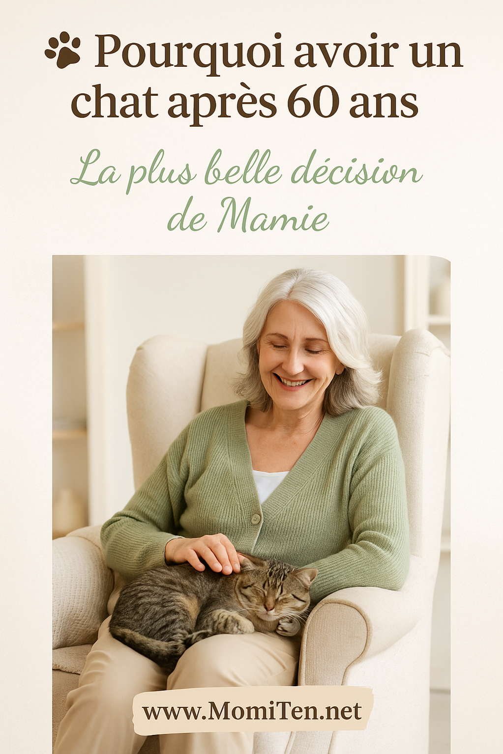 Pourquoi avoir un chat après 60 ans change la vie